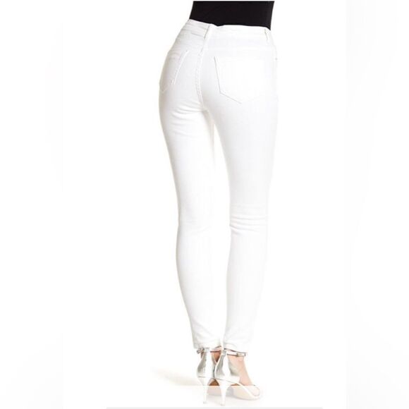 Nanette Lepore white high waisted Gramercy skinny sz 10 - Picture 5 of 9